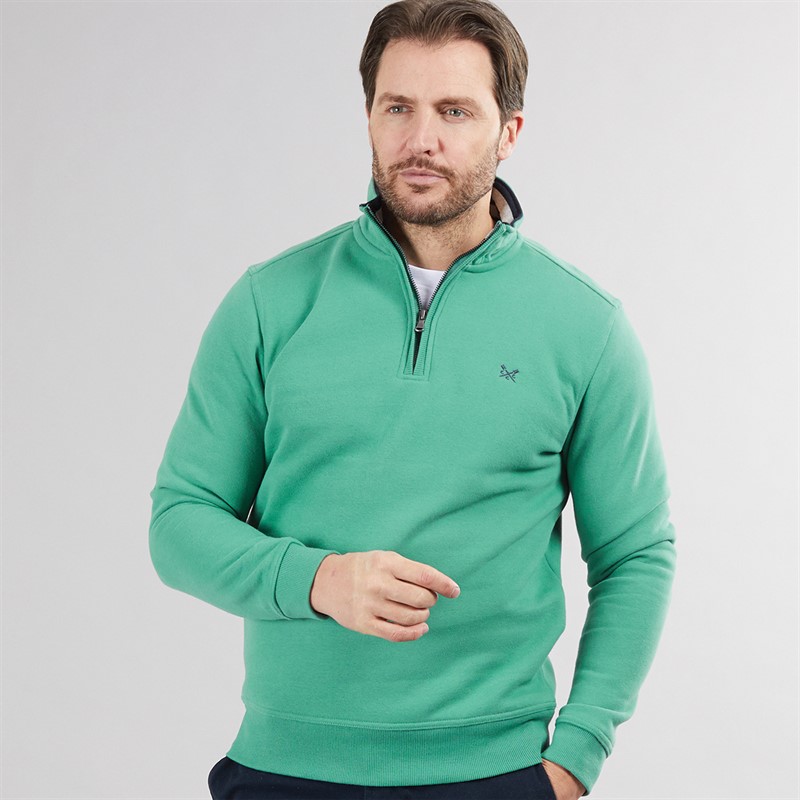 Mens 1/2 Zip Solid Sweatshirt Deep Sea 1 Mens 1/2 Zip Solid Sweatshirt Deep Sea