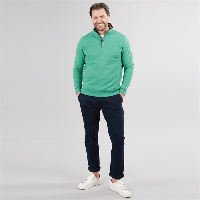 Mens 1/2 Zip Solid Sweatshirt Deep Sea 3 Mens 1/2 Zip Solid Sweatshirt Deep Sea
