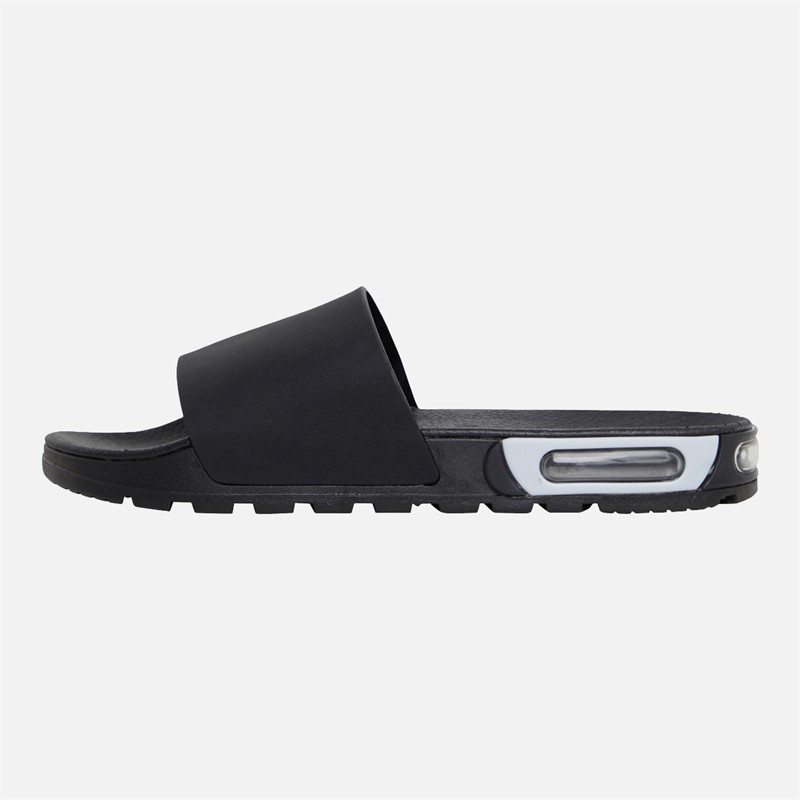 Mens Energy Slides Black/White 2 Mens Energy Slides Black/White
