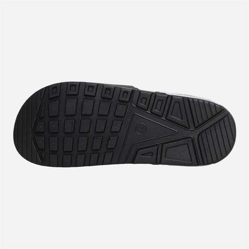 Mens Energy Slides Black/White 3 Mens Energy Slides Black/White