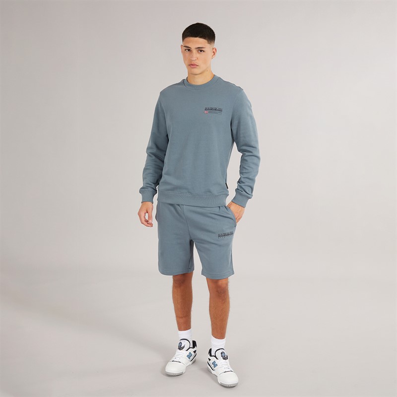 Mens Kasba Crew Neck Sweatshirt Stormy Weat 4 Mens Kasba Crew Neck Sweatshirt Stormy Weat