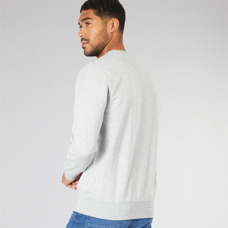 Mens Tommy Logo Sweatshirt Light Grey Heather 2 Mens Tommy Logo Sweatshirt Light Grey Heather