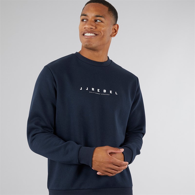Mens Rocky Logo Sweatshirt Sky Captain 1 Mens Rocky Logo Sweatshirt Sky Captain