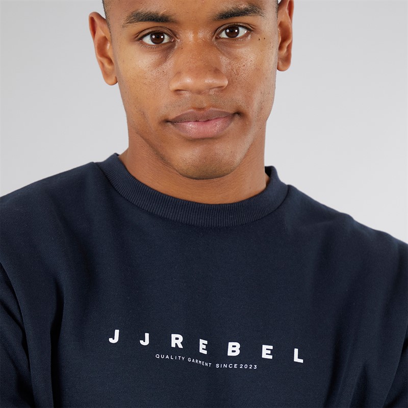 Mens Rocky Logo Sweatshirt Sky Captain 3 Mens Rocky Logo Sweatshirt Sky Captain