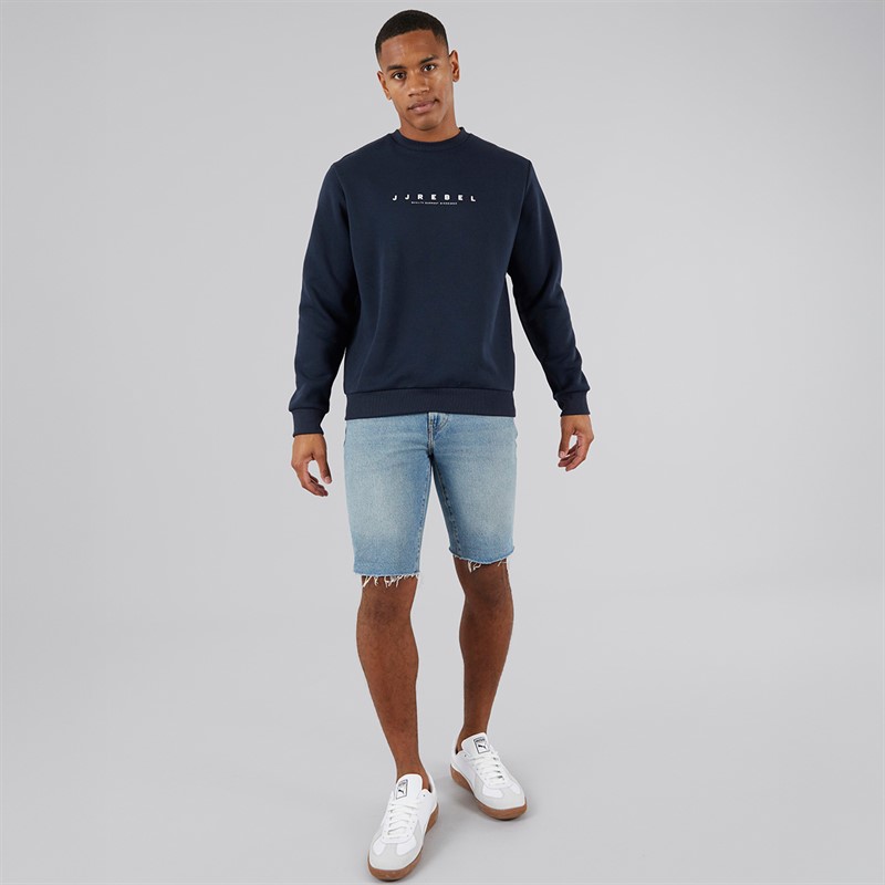 Mens Rocky Logo Sweatshirt Sky Captain 4 Mens Rocky Logo Sweatshirt Sky Captain