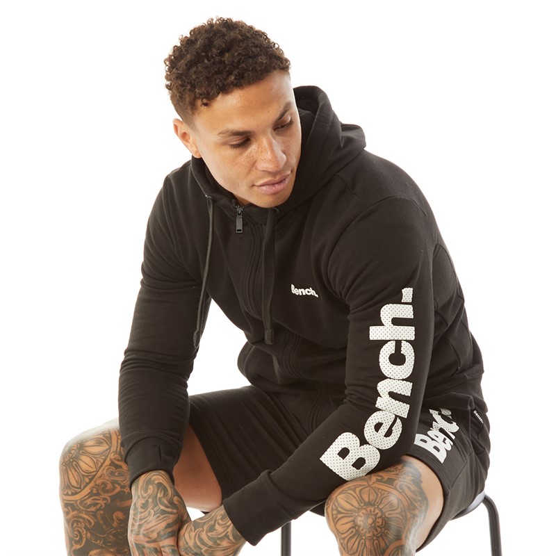 Mens Maslow 22 Zip Through Hoodie Black