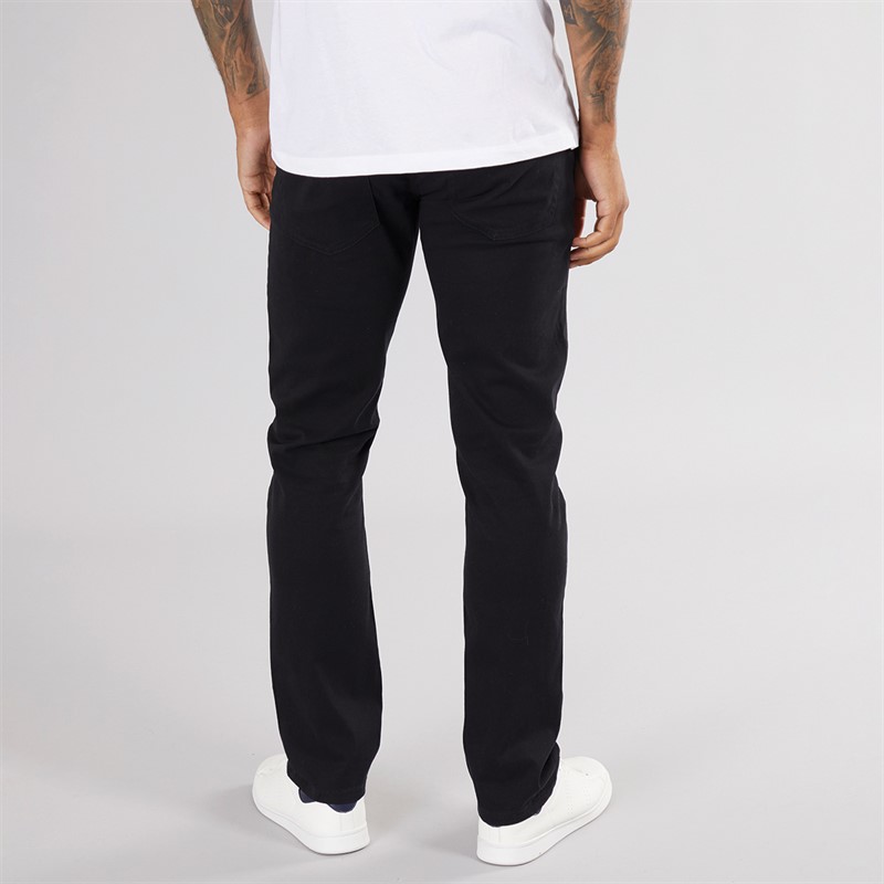 Mens Five Pocket Chinos Black 2 Mens Five Pocket Chinos Black
