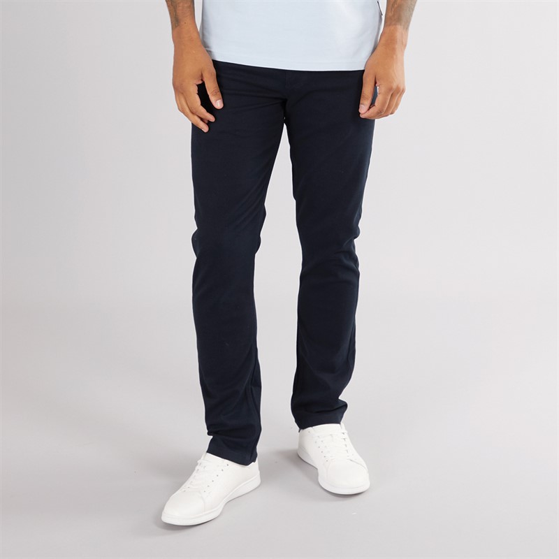 Mens Five Pocket Chinos Marine