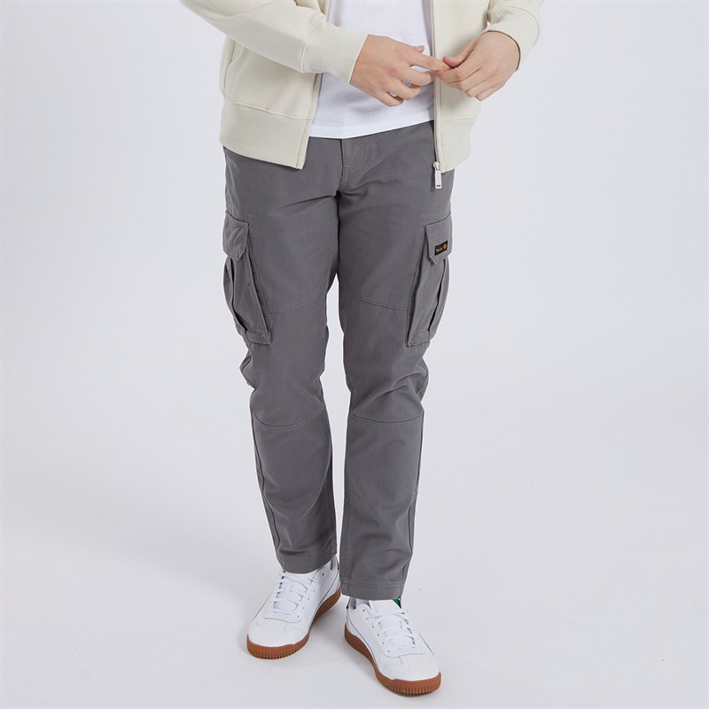 Mens Sergei Twill Cargo Pants Steel Grey 1 Mens Sergei Twill Cargo Pants Steel Grey