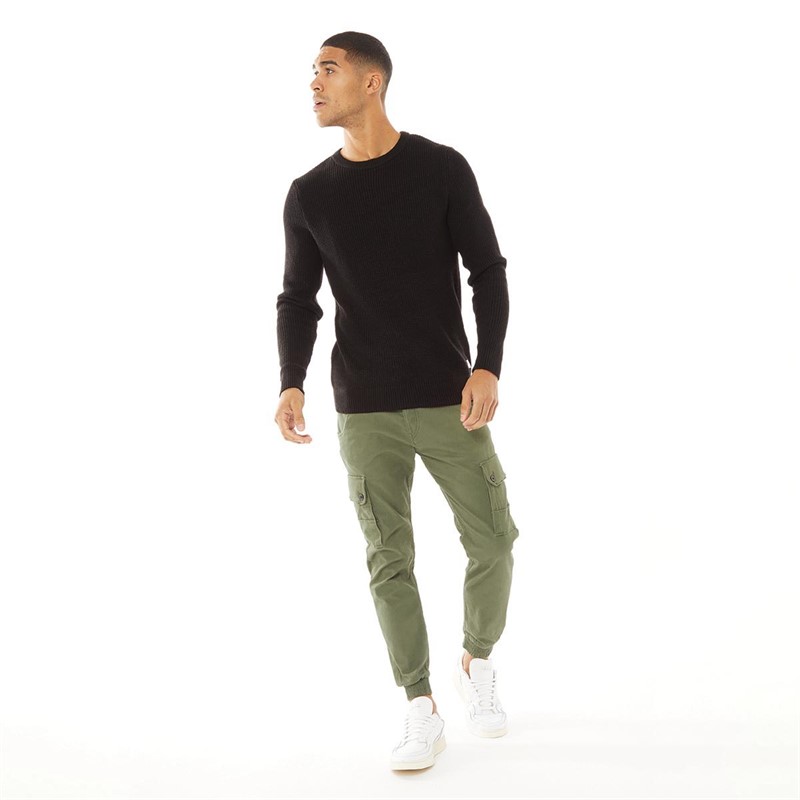 Mens Paul Warner AKM 111 Cargo Pants Olive Night 4 Mens Paul Warner AKM 111 Cargo Pants Olive Night