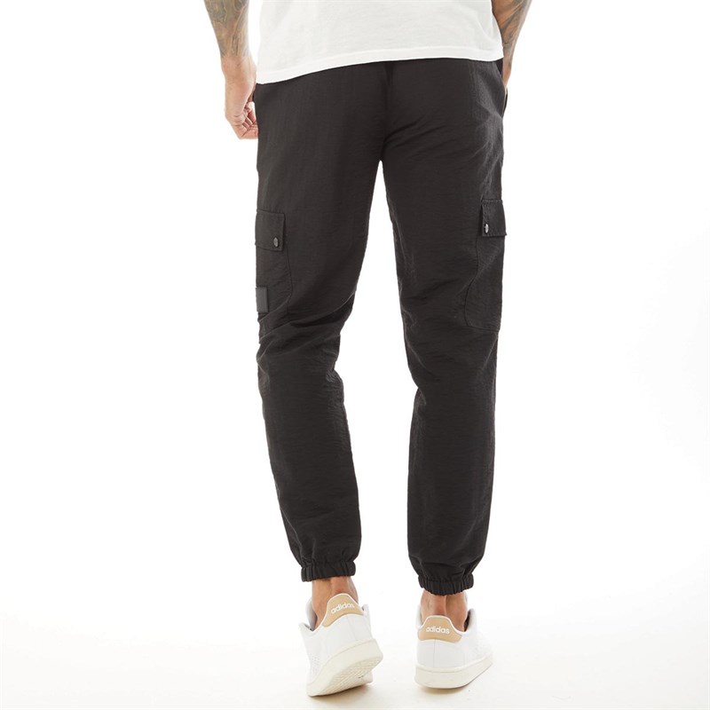 Mens Pause Cargo Pants Black 2 Mens Pause Cargo Pants Black