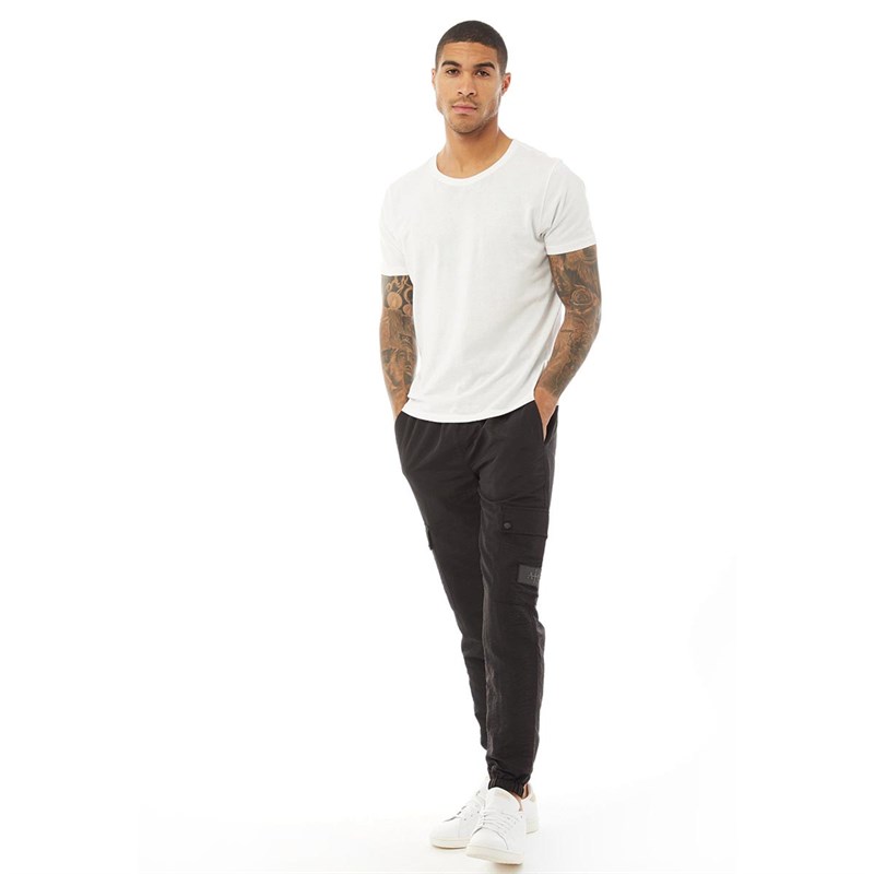 Mens Pause Cargo Pants Black 3 Mens Pause Cargo Pants Black