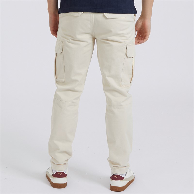 Mens Sergei Cargo Pants Ecru 2 Mens Sergei Cargo Pants Ecru