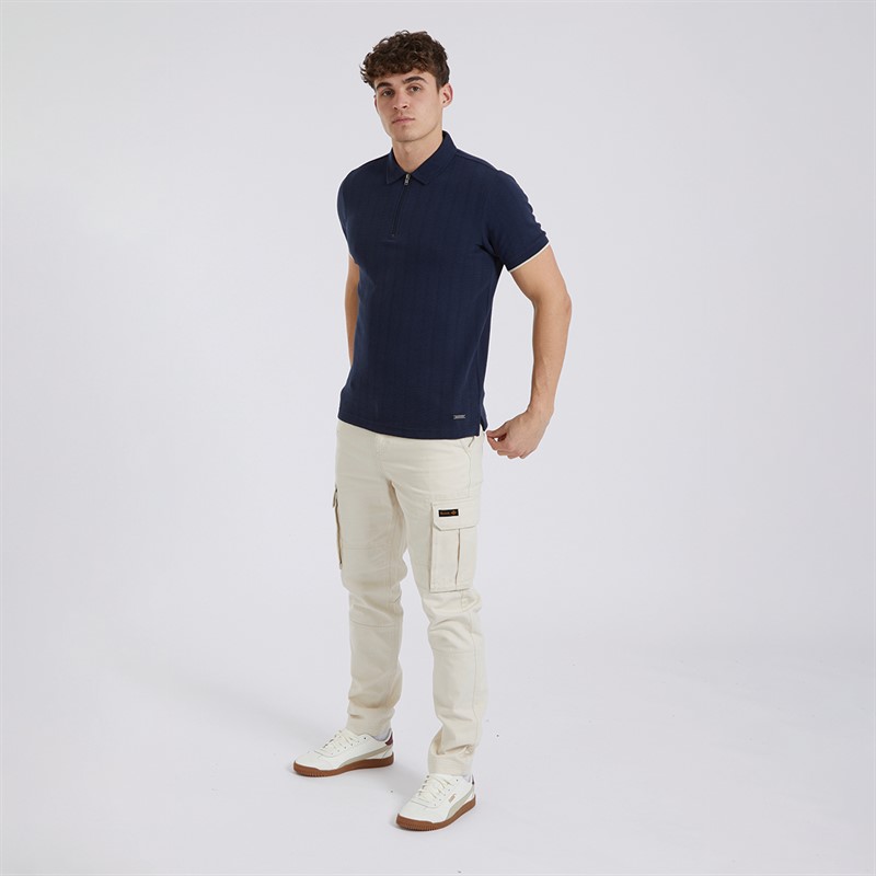 Mens Sergei Cargo Pants Ecru 3 Mens Sergei Cargo Pants Ecru