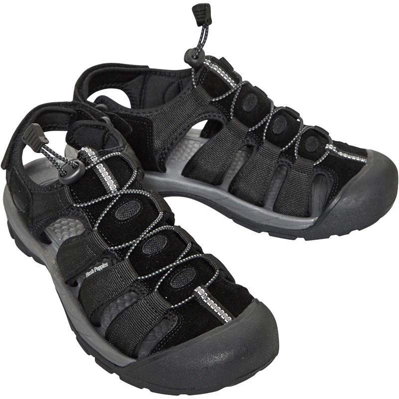 Mens Peru Closed Toe Sandals Black 1 Mens Peru Closed Toe Sandals Black