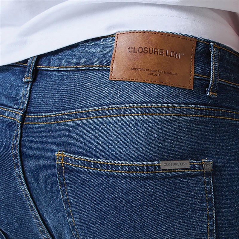 Mens Regular Fit Denim Jeans Mid Blue 3 Mens Regular Fit Denim Jeans Mid Blue