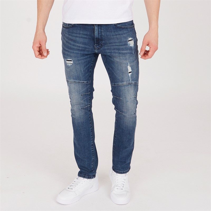 Mens Univers 537 Slim Fit Jeans 537-Blue