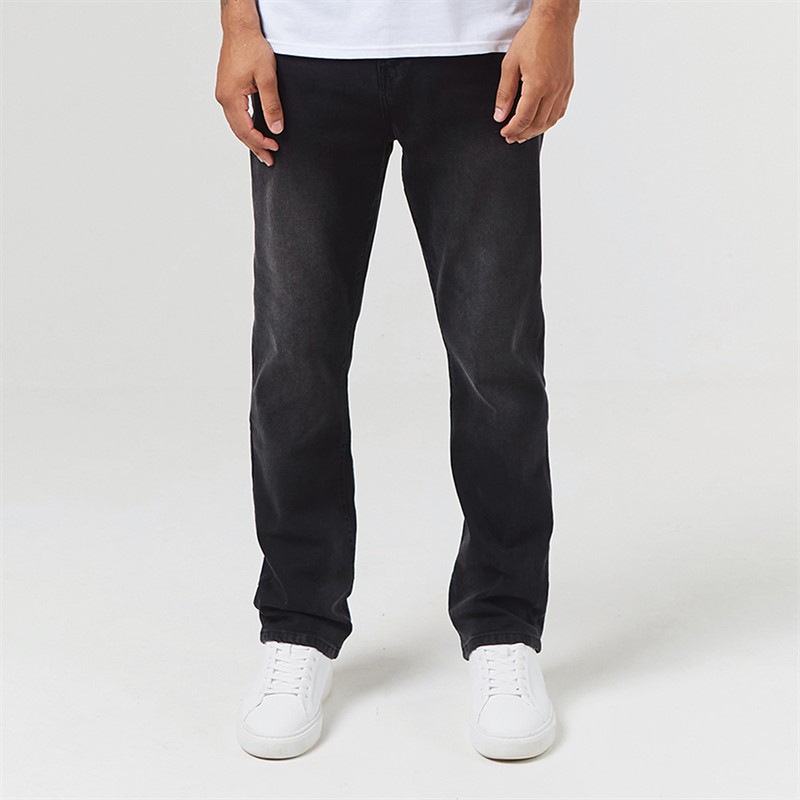 Mens Straight Fit Jeans Black