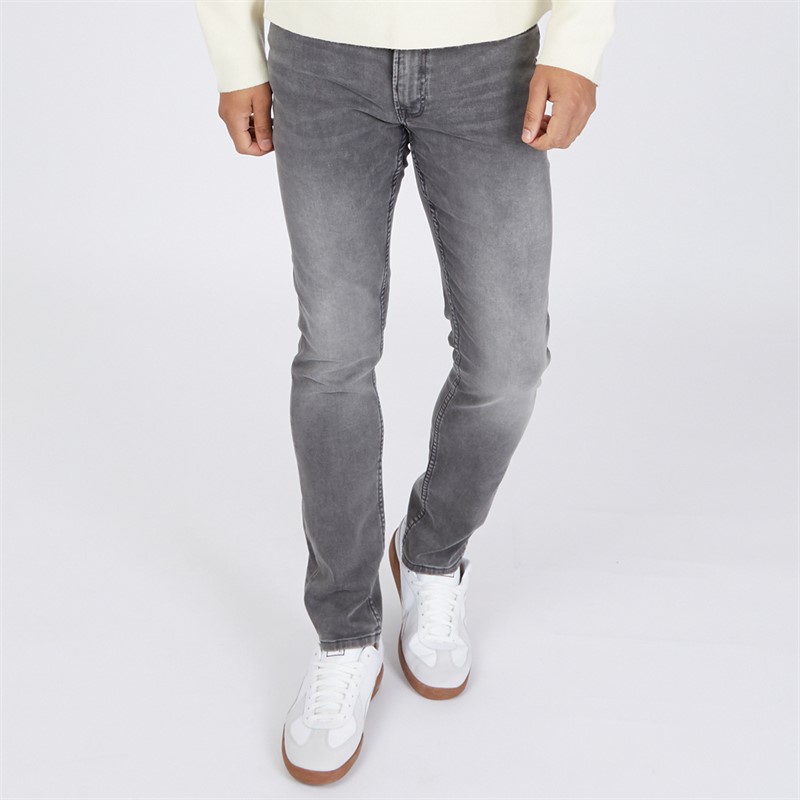 Mens Loom 7103 Slim Fit Jeans Grey Denim