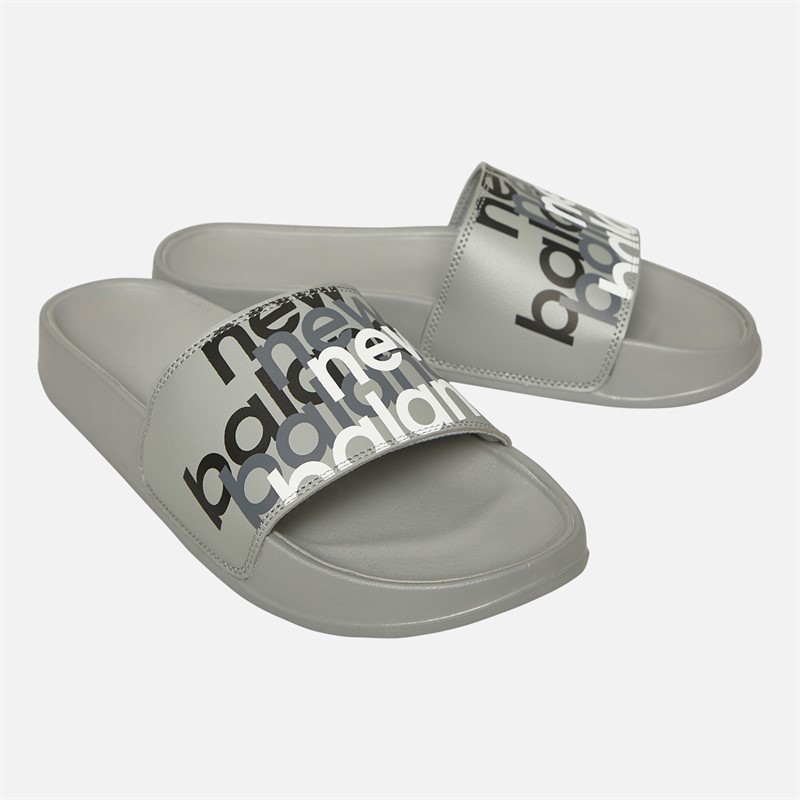 Mens 200 Graphic Slides Grey