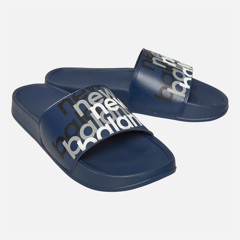 Mens 200 Graphic Slides Blue