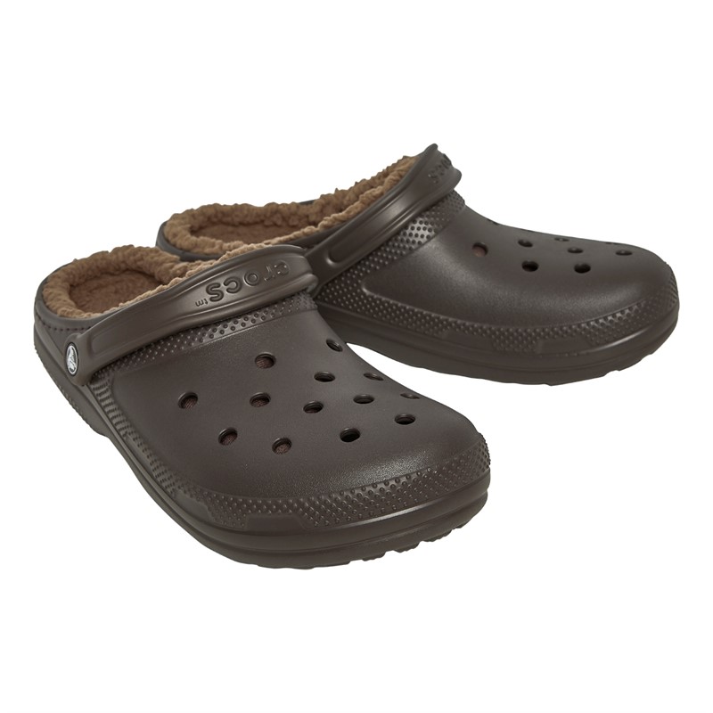 Mens Classic Fur Lined Clogs Espresso/Walnut 1 Mens Classic Fur Lined Clogs Espresso/Walnut