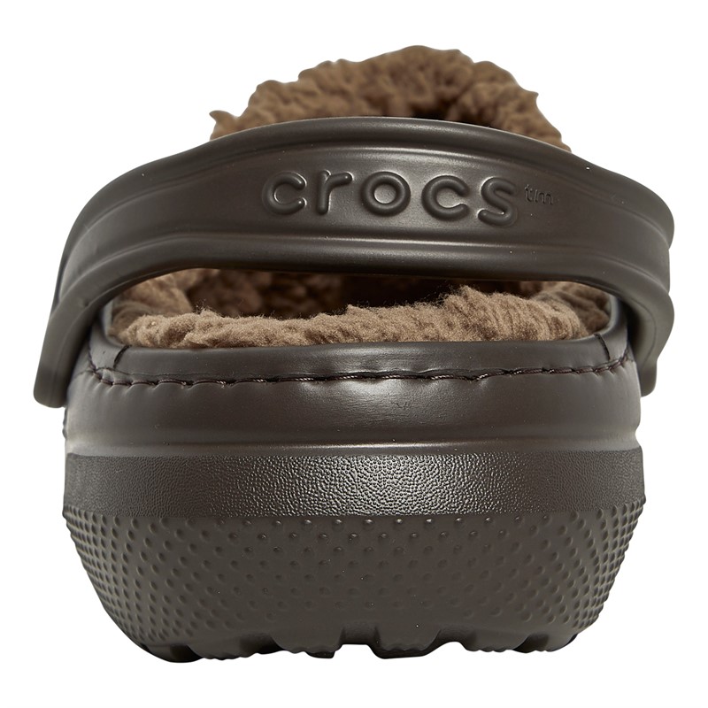 Mens Classic Fur Lined Clogs Espresso/Walnut 4 Mens Classic Fur Lined Clogs Espresso/Walnut