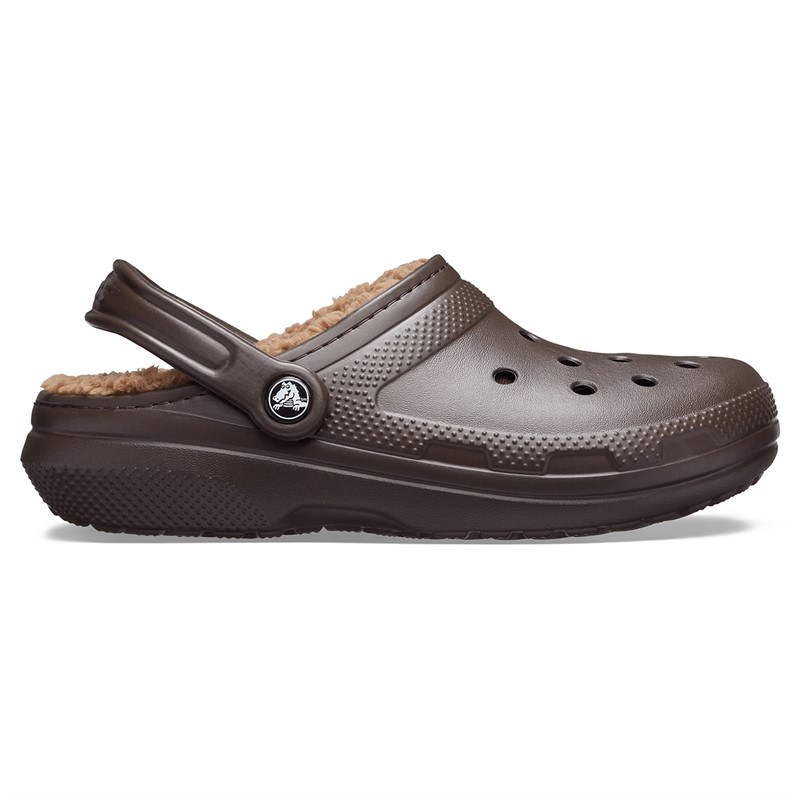 Mens Classic Fur Lined Clogs Espresso/Walnut 5 Mens Classic Fur Lined Clogs Espresso/Walnut