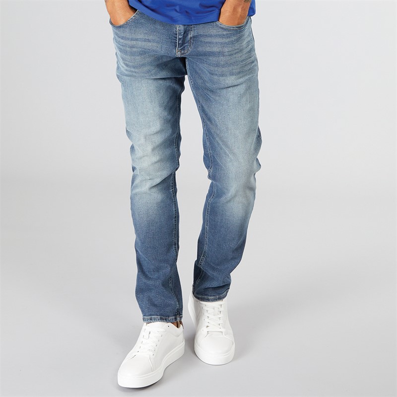 Mens Scanton Slim Jeans Denim Dark