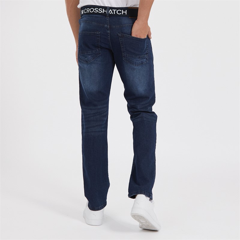Mens Princed Straight Fit Jeans Dark Wash 2 Mens Princed Straight Fit Jeans Dark Wash