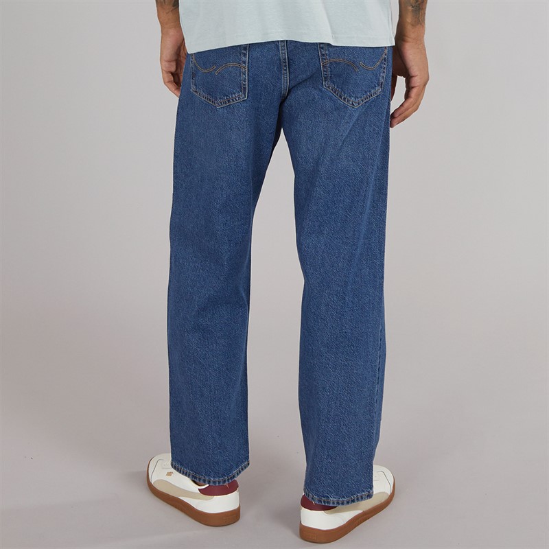 Mens Alex SQ 741 Baggy Fit Jeans Mid Blue 2 Mens Alex SQ 741 Baggy Fit Jeans Mid Blue