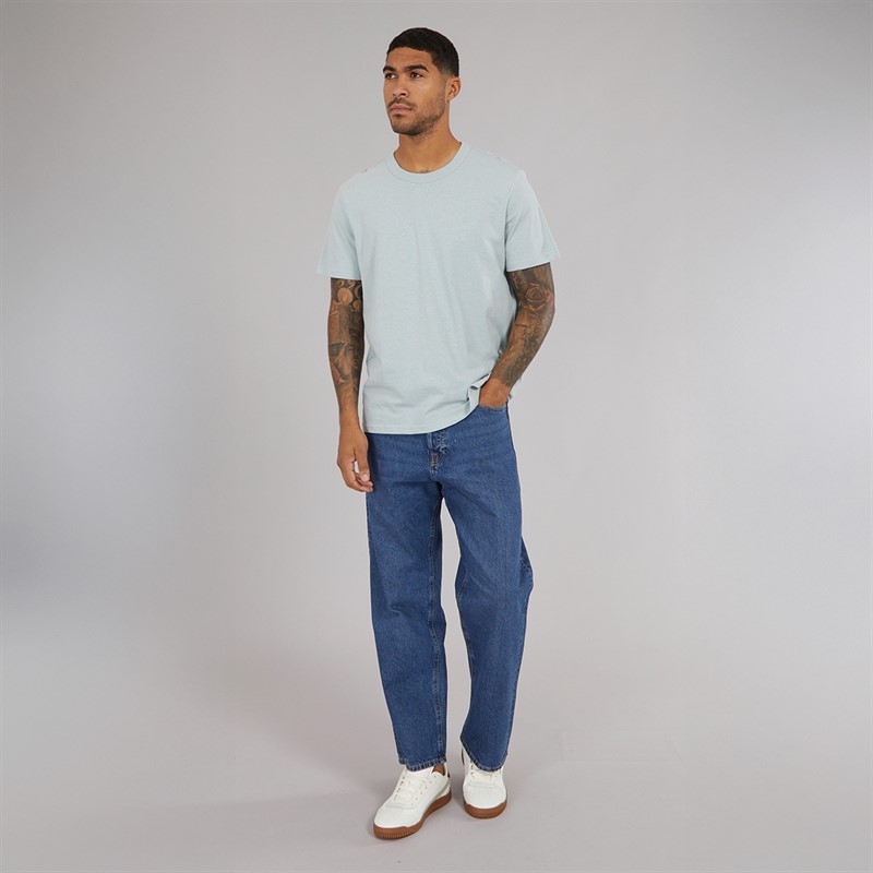 Mens Alex SQ 741 Baggy Fit Jeans Mid Blue 4 Mens Alex SQ 741 Baggy Fit Jeans Mid Blue