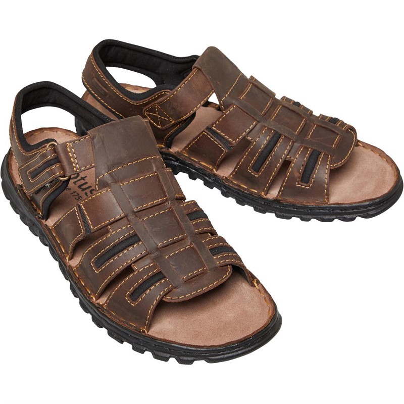 Mens Doyle Sandals Brown 2 Mens Doyle Sandals Brown