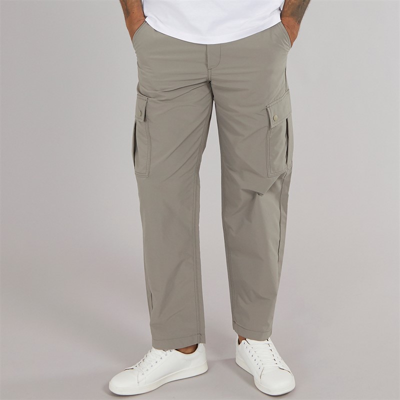 Mens Karl Kurtis Snap Cargo Trousers Silver Sage 1 Mens Karl Kurtis Snap Cargo Trousers Silver Sage