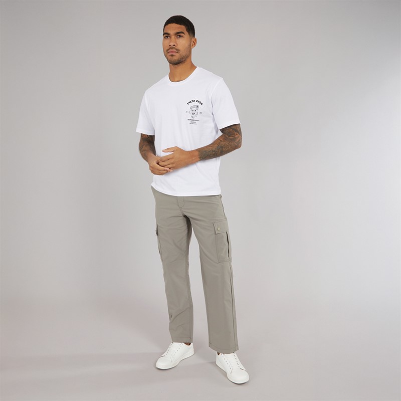 Mens Karl Kurtis Snap Cargo Trousers Silver Sage 3 Mens Karl Kurtis Snap Cargo Trousers Silver Sage