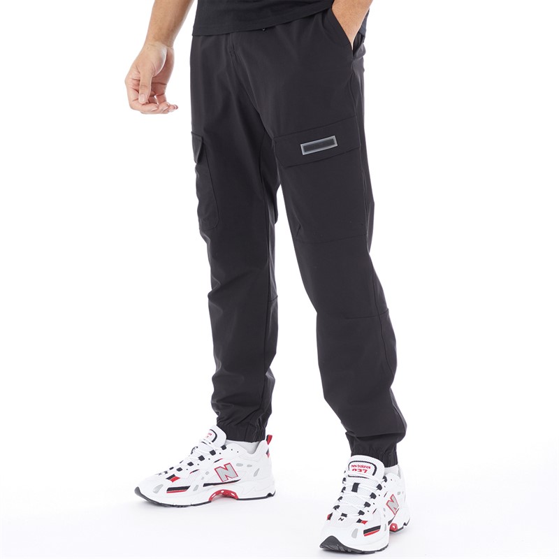 Mens Watson Cargo Pants Jet Black