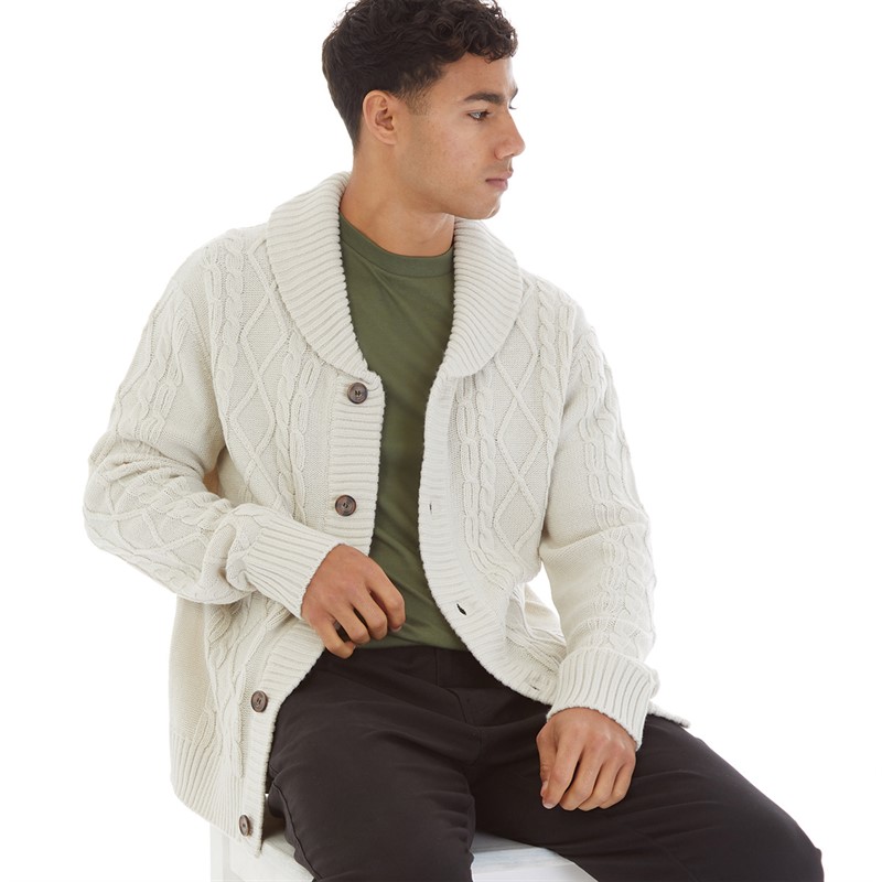 Mens Cable Shawl Collar Cardigan Plaster 1 Mens Cable Shawl Collar Cardigan Plaster