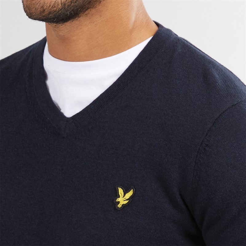 Mens V-Neck Jumper Z271 Dark Navy 3 Mens V-Neck Jumper Z271 Dark Navy