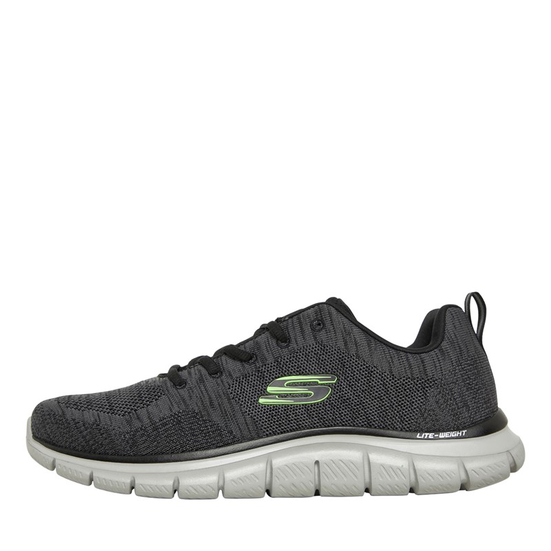 Mens Track Front Runner Trainers Charcoal/Black