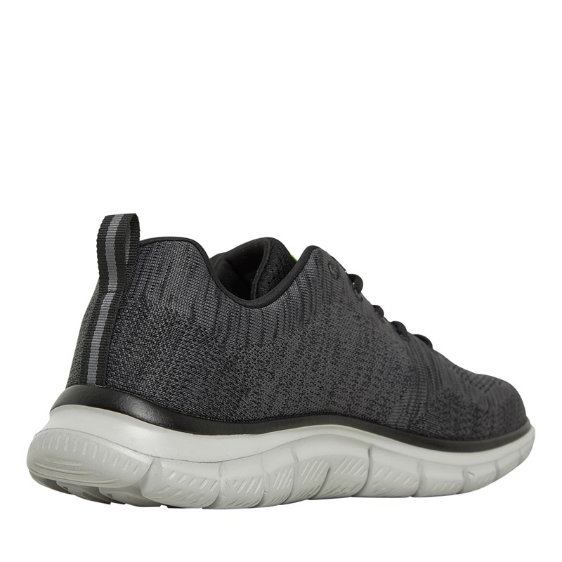 Mens Track Front Runner Trainers Charcoal/Black 5 Mens Track Front Runner Trainers Charcoal/Black