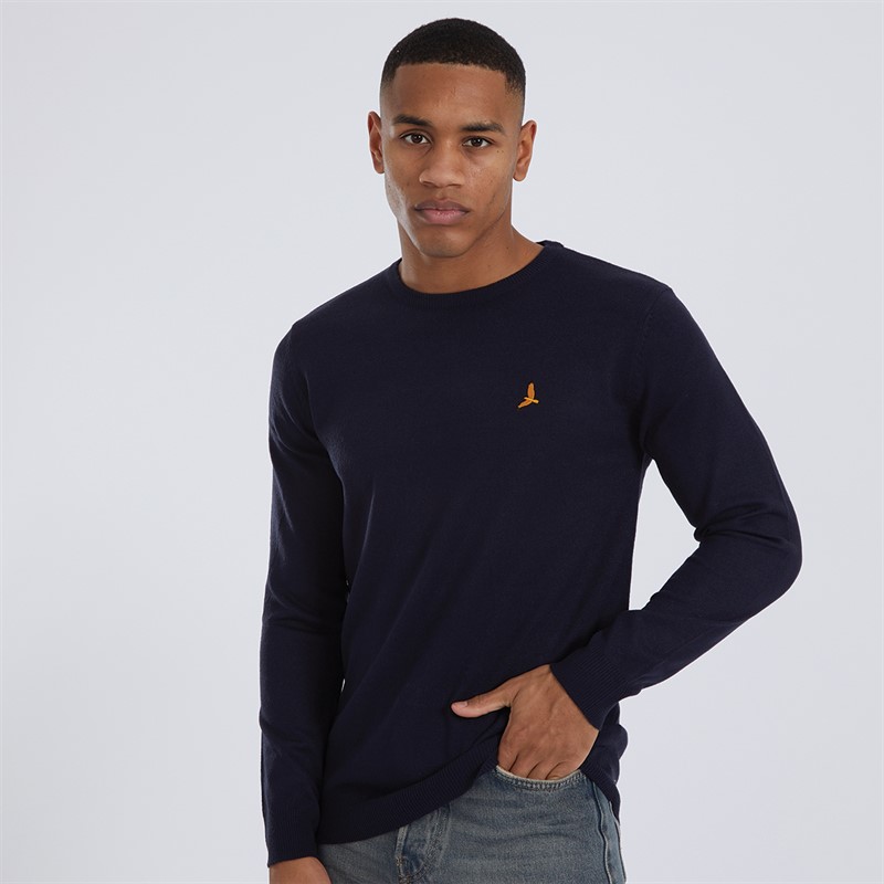 Mens Theory Crew Neck Jumper Navy 3 Mens Theory Crew Neck Jumper Navy