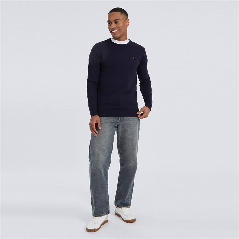 Mens Theory Crew Neck Jumper Navy 4 Mens Theory Crew Neck Jumper Navy