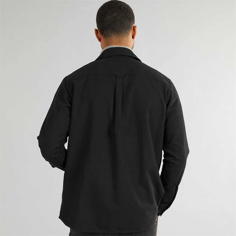 Mens Mikkel Shirt Jacket Black Houndstooth 2 Mens Mikkel Shirt Jacket Black Houndstooth