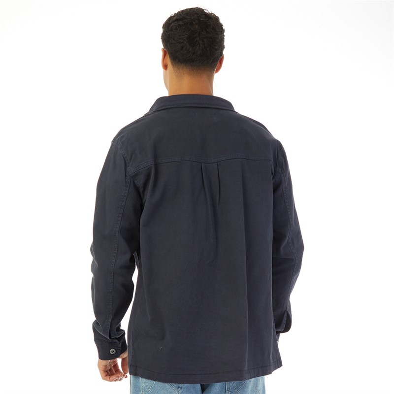 Mens Overshirt Jacket Navy 2 Mens Overshirt Jacket Navy
