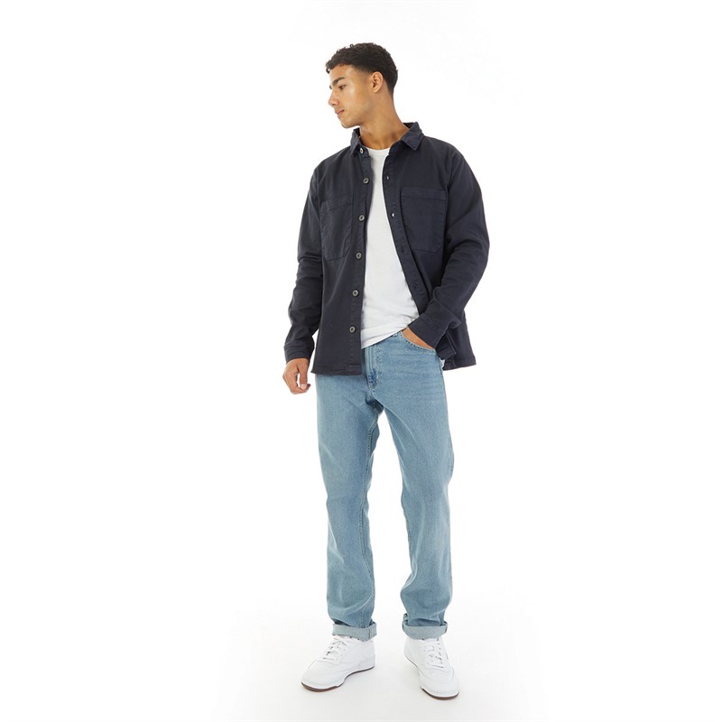 Mens Overshirt Jacket Navy 3 Mens Overshirt Jacket Navy