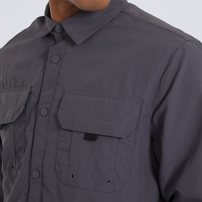 Mens Pearson Overshirt Grey 3 Mens Pearson Overshirt Grey