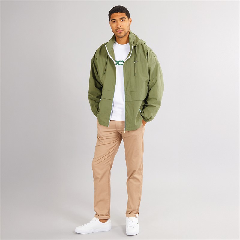 Mens Windbreaker Khaki 4 Mens Windbreaker Khaki