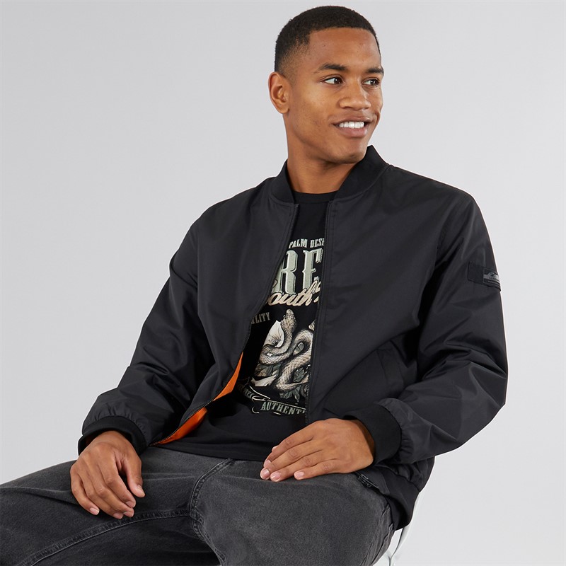 Mens Montana Bomber Jacket Black