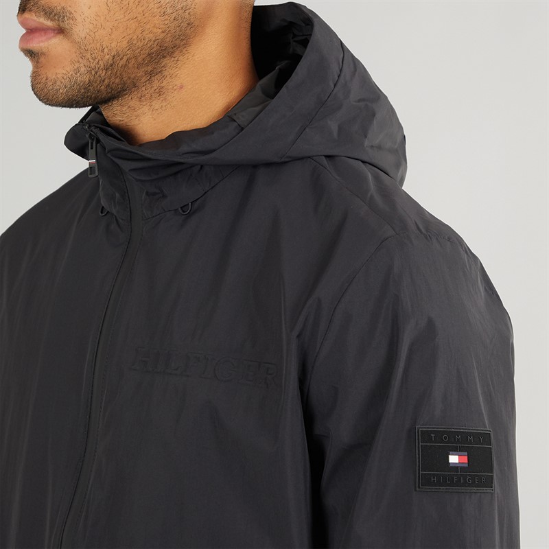 Mens Hooded Jacket Black 3 Mens Hooded Jacket Black