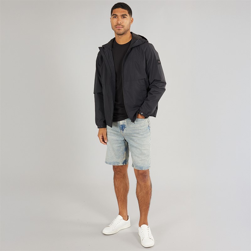 Mens Hooded Jacket Black 4 Mens Hooded Jacket Black